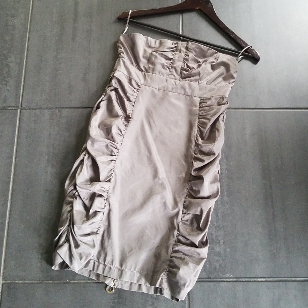 P. LUCA Milano Satin Tube Dress